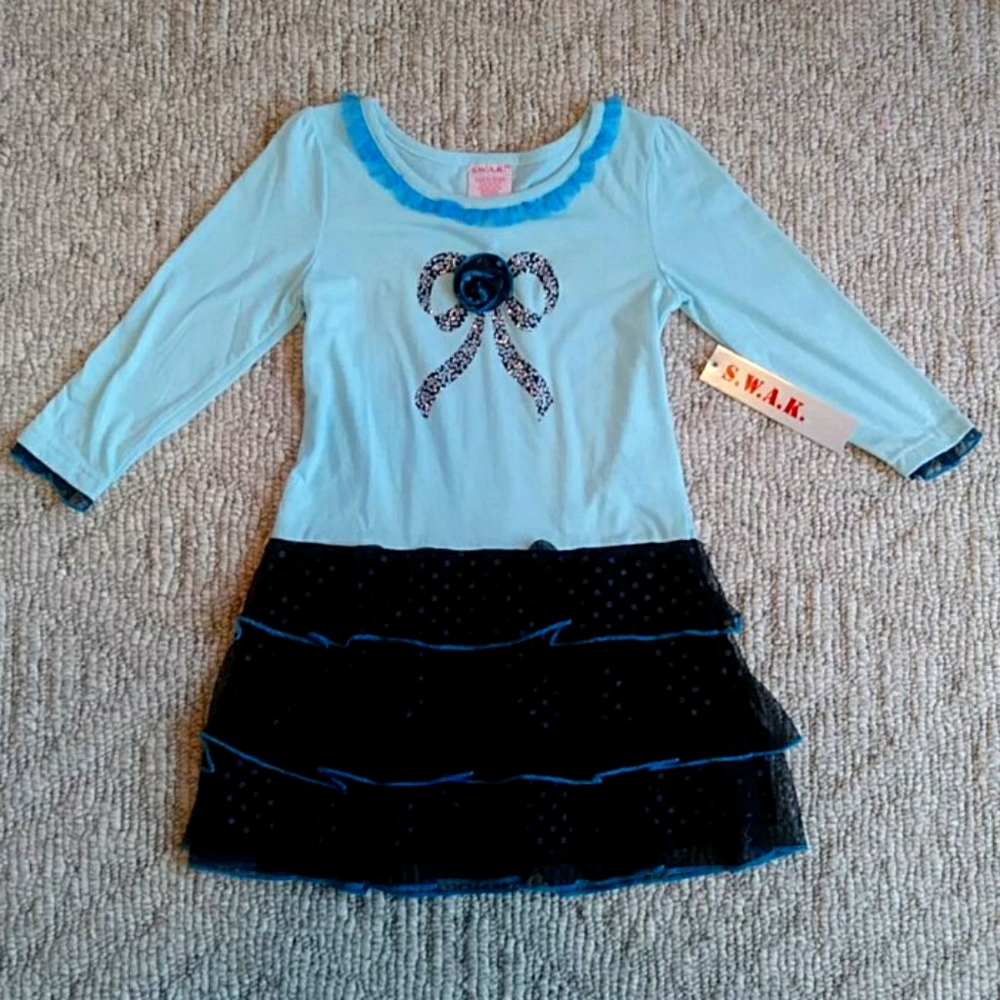 Girl's Sparkle Bow Dress